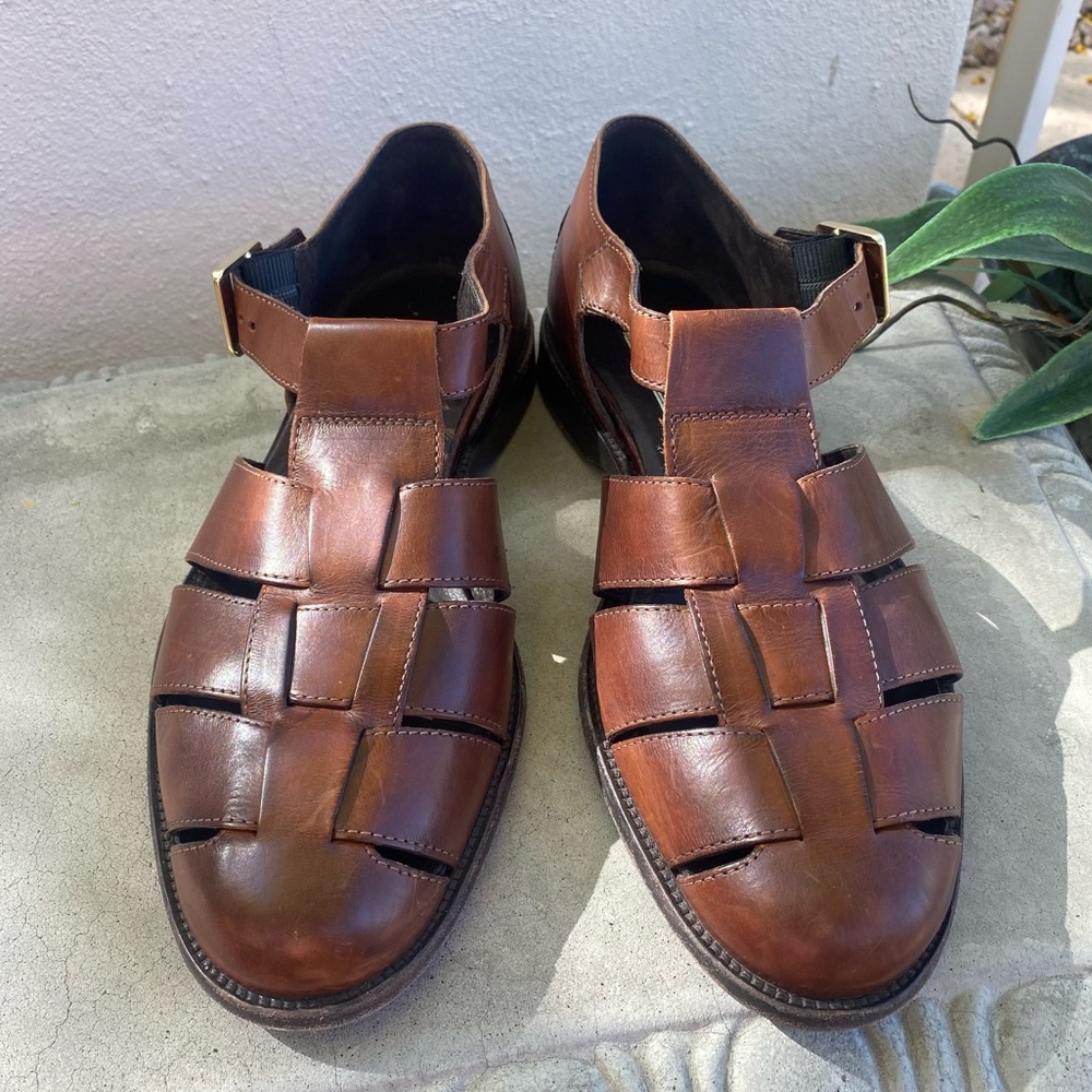 Cole Haan Brown Leather Sandals